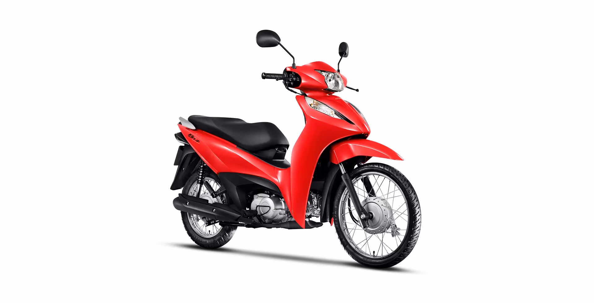 Honda Biz 125 ES dianteira direita vermelha - 13 de 32