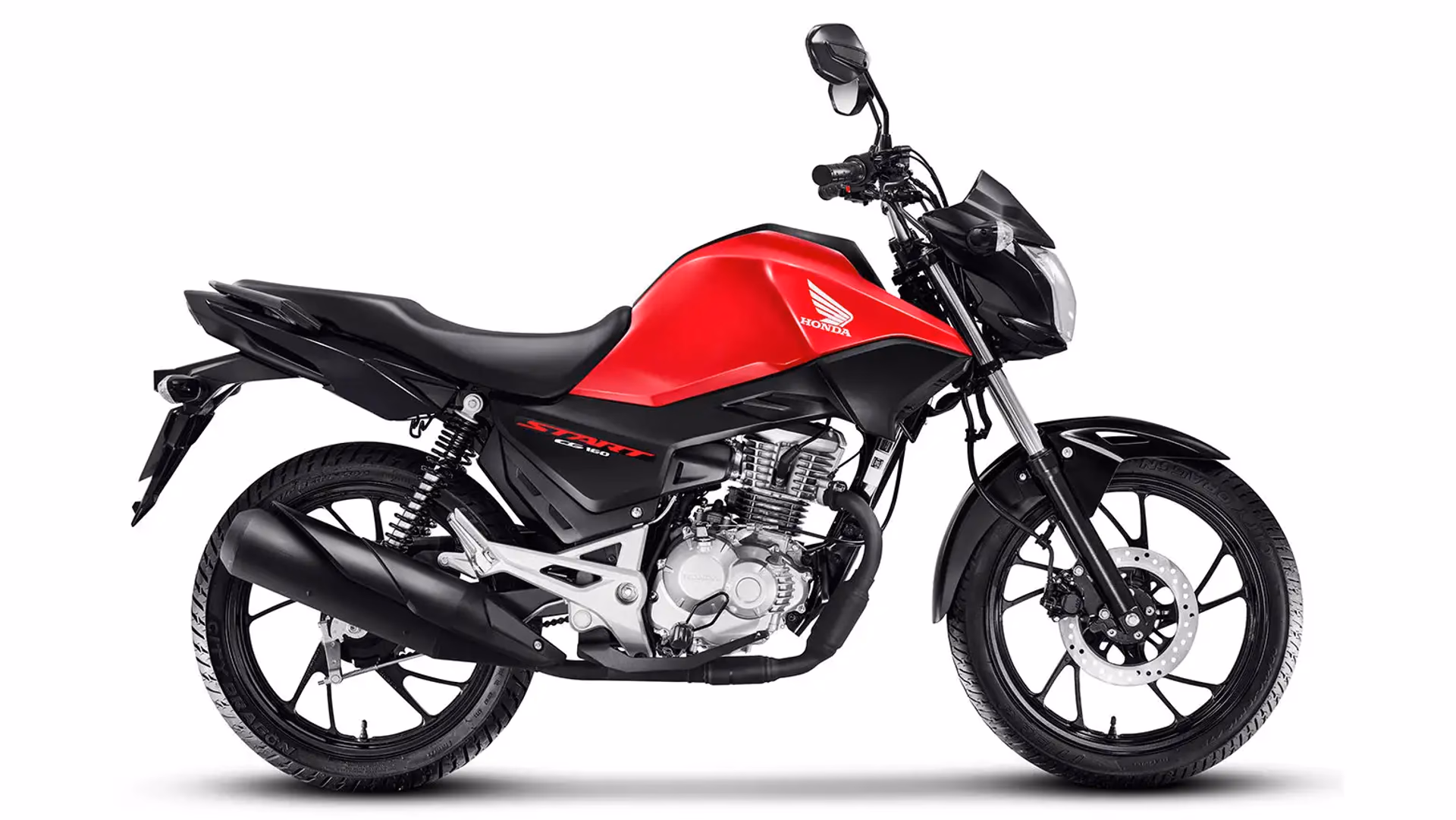 CG 160 Start vermelha vista lateral - 8 de 16