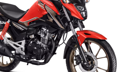 Moto Honda Nova Titan Edição Comemorativa de 50 Anos Suspensão.