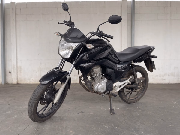 Honda CG 160 Fan 2022/2022, frente 3/4